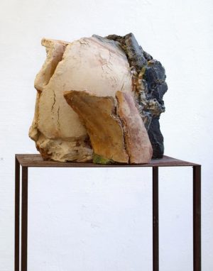 Gudrun Sailer, "Kopf", 2008, Terrakotta, 32 x 40 x 26 cm, Foto: René Moritz